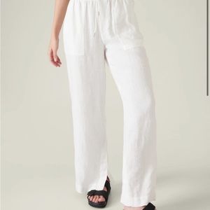 ATHLETA white linen pants